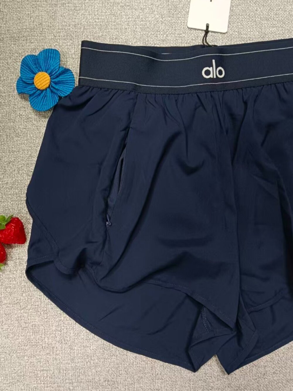 Navy Blue | ALO Yoga Match Point Short,Loose Fit,Built-In Liner,Everyday👧 - Picture 3 of 6